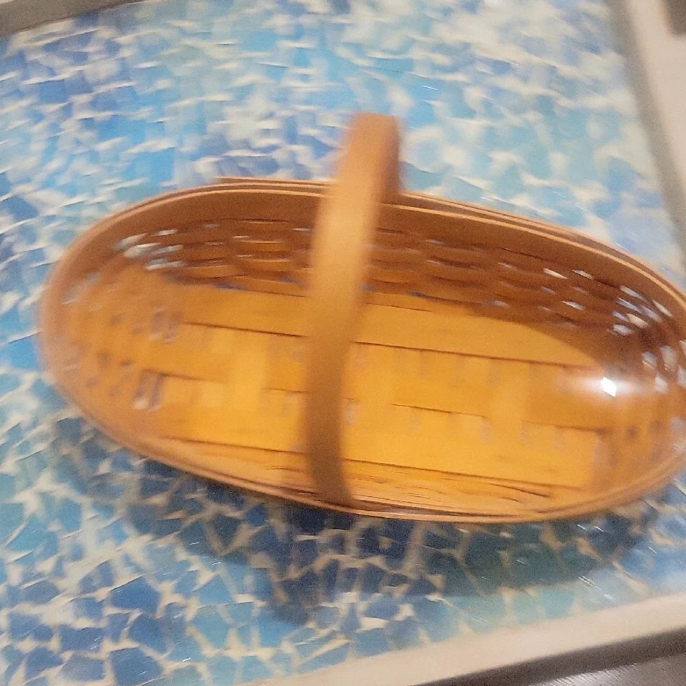 Longaberger Vintage 2001 Peon Basket Part Of The May Series #12